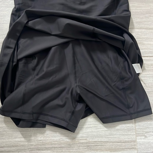Old Navy Black Powersoft Athletic Dress with Built in Shorts Large Skort bottom - Picture 5 of 15